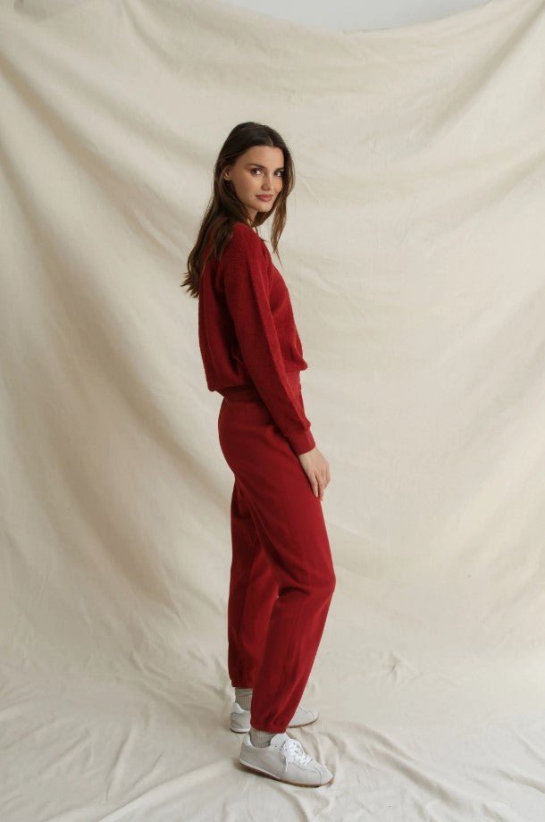 Ziggy Inside Out Sweatshirt - Ruby Red - Jaffi&