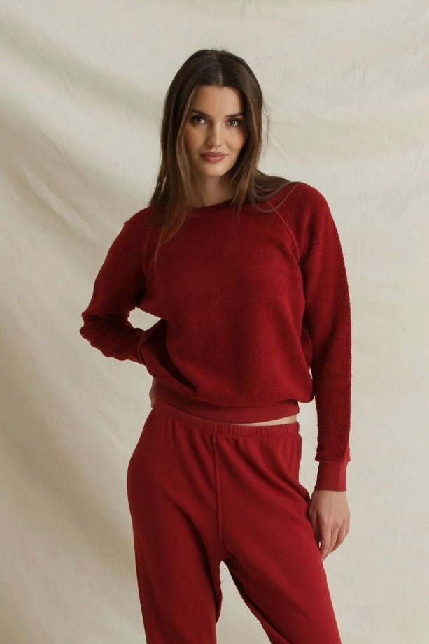 Ziggy Inside Out Sweatshirt - Ruby Red - Jaffi&