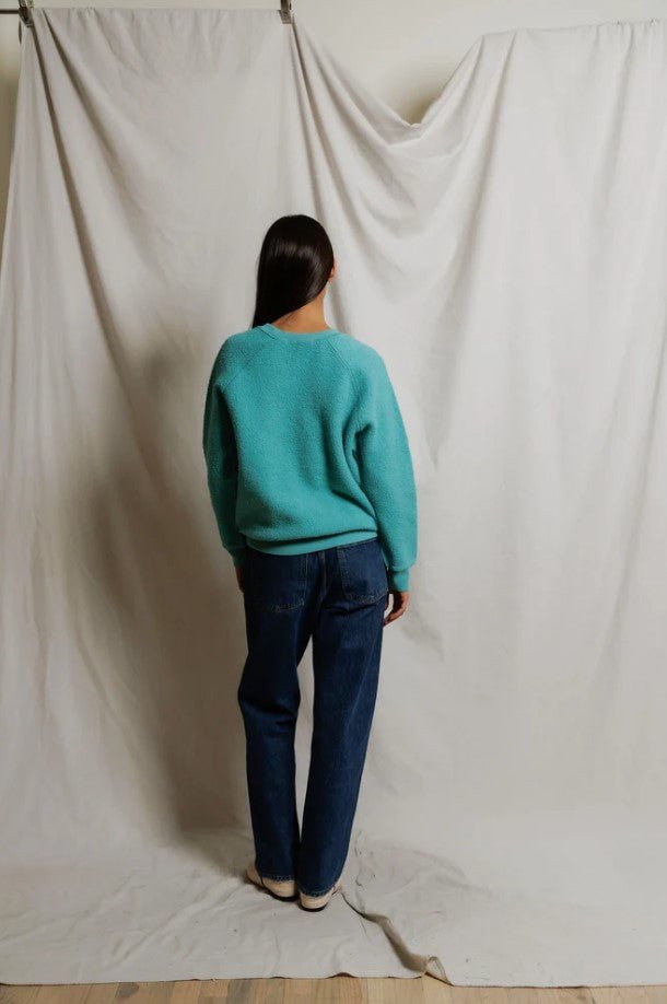 Ziggy Inside Out Sweatshirt - Teal Blue - Jaffi's