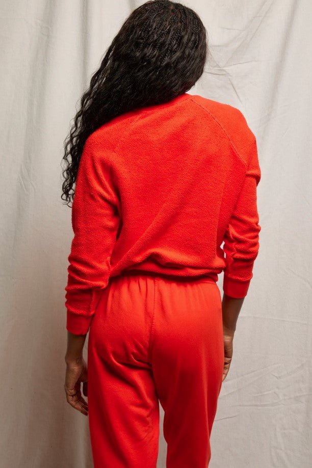 Ziggy Inside Out Sweatshirt - Tomato - Jaffi's