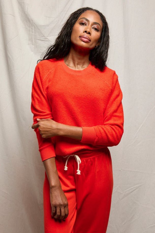 Ziggy Inside Out Sweatshirt - Tomato - Jaffi's