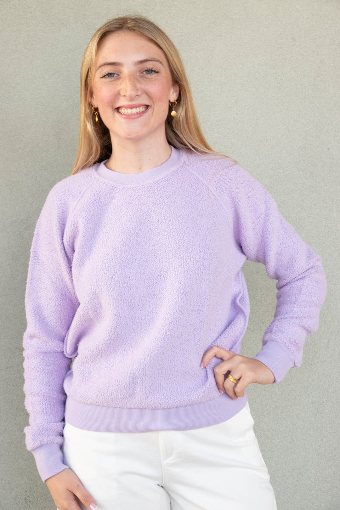 Ziggy Inside Out Sweatshirt - Ultraviolet - Jaffi's