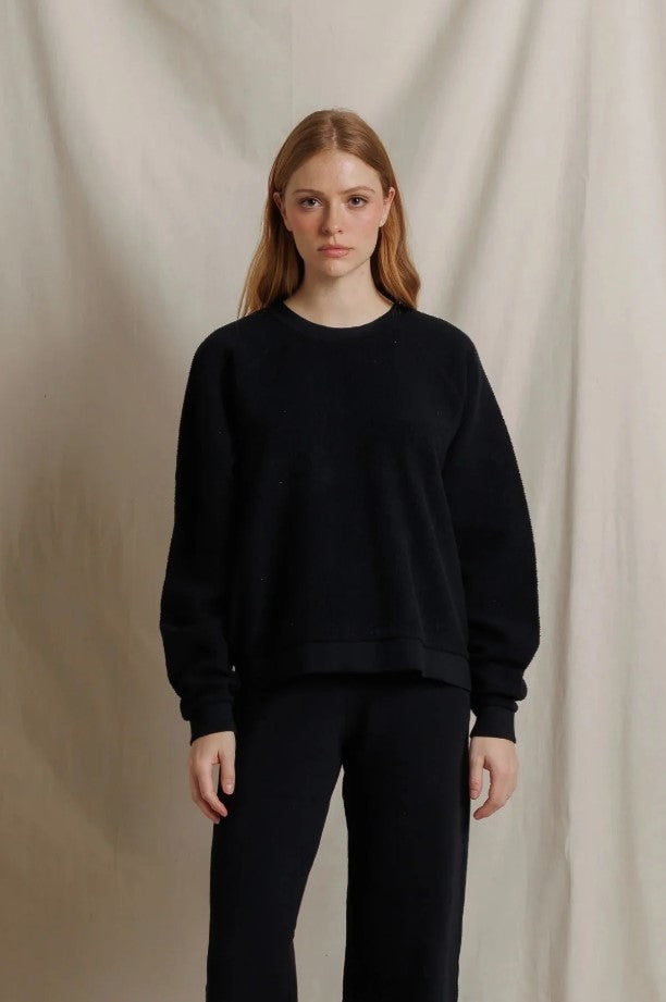 Ziggy Oversized Sweatshirt - True Black