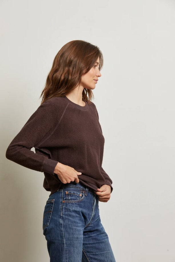 Ziggy Inside Out Sweatshirt - Cocoa Powder