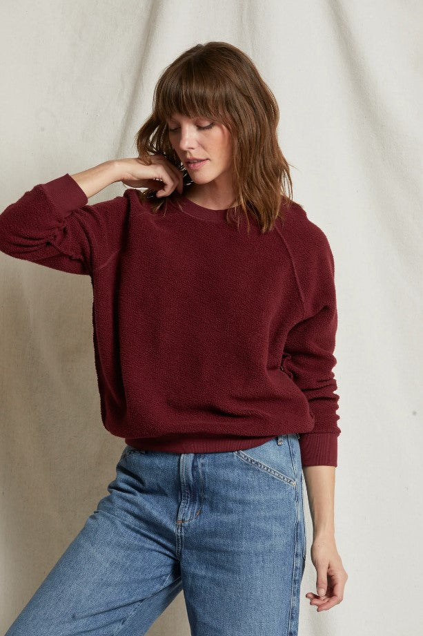 Ziggy Inside Out Sweatshirt - Cranberry