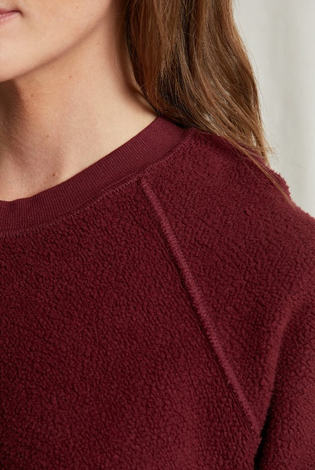 Ziggy Inside Out Sweatshirt - Cranberry