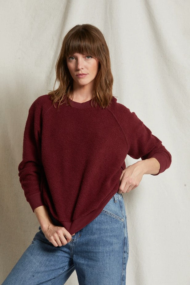 Ziggy Inside Out Sweatshirt - Cranberry