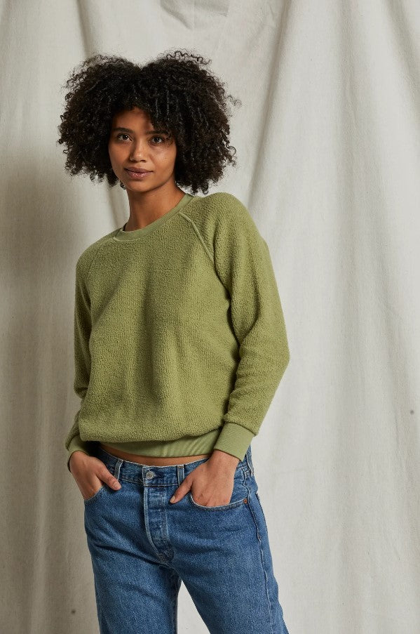 Ziggy Inside Out Sweatshirt - Oil Green