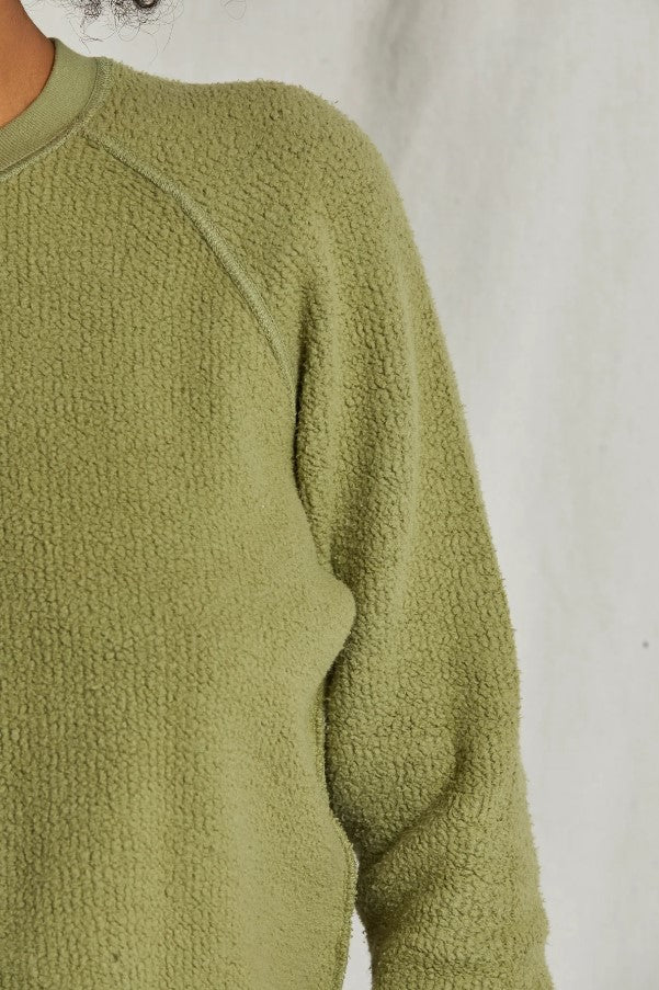 Ziggy Inside Out Sweatshirt - Oil Green