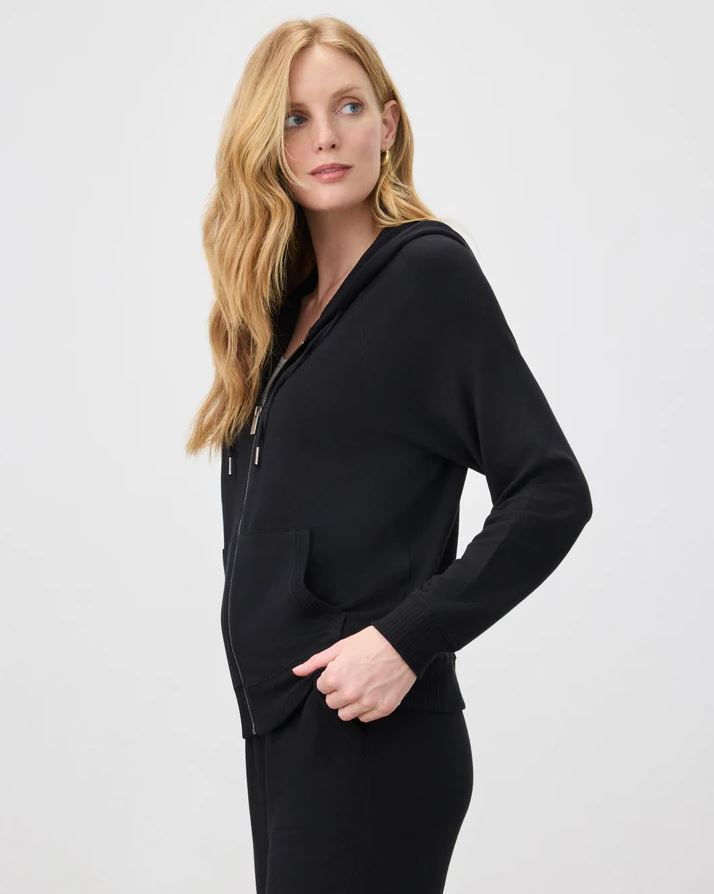 Supersoft Zip Up Hoodie - Black