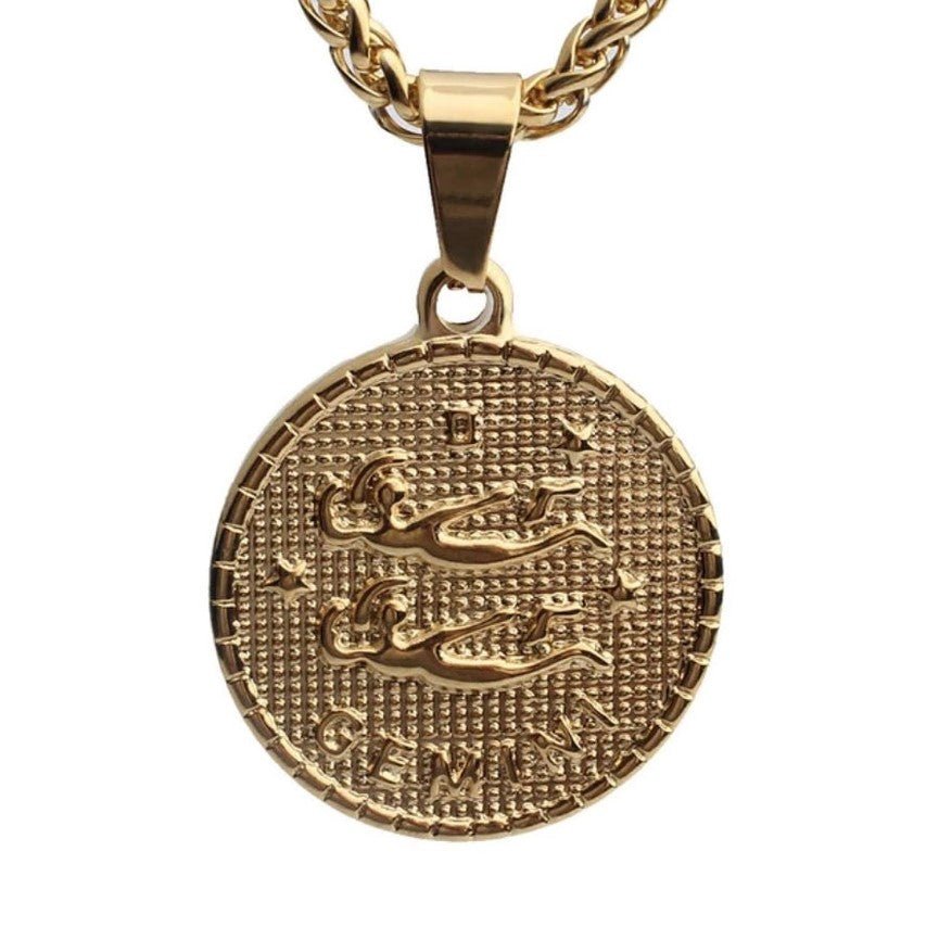 Zodiac Coin Necklace - Jaffi's