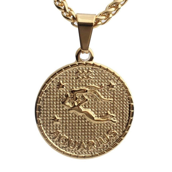 Zodiac Coin Necklace - Jaffi's