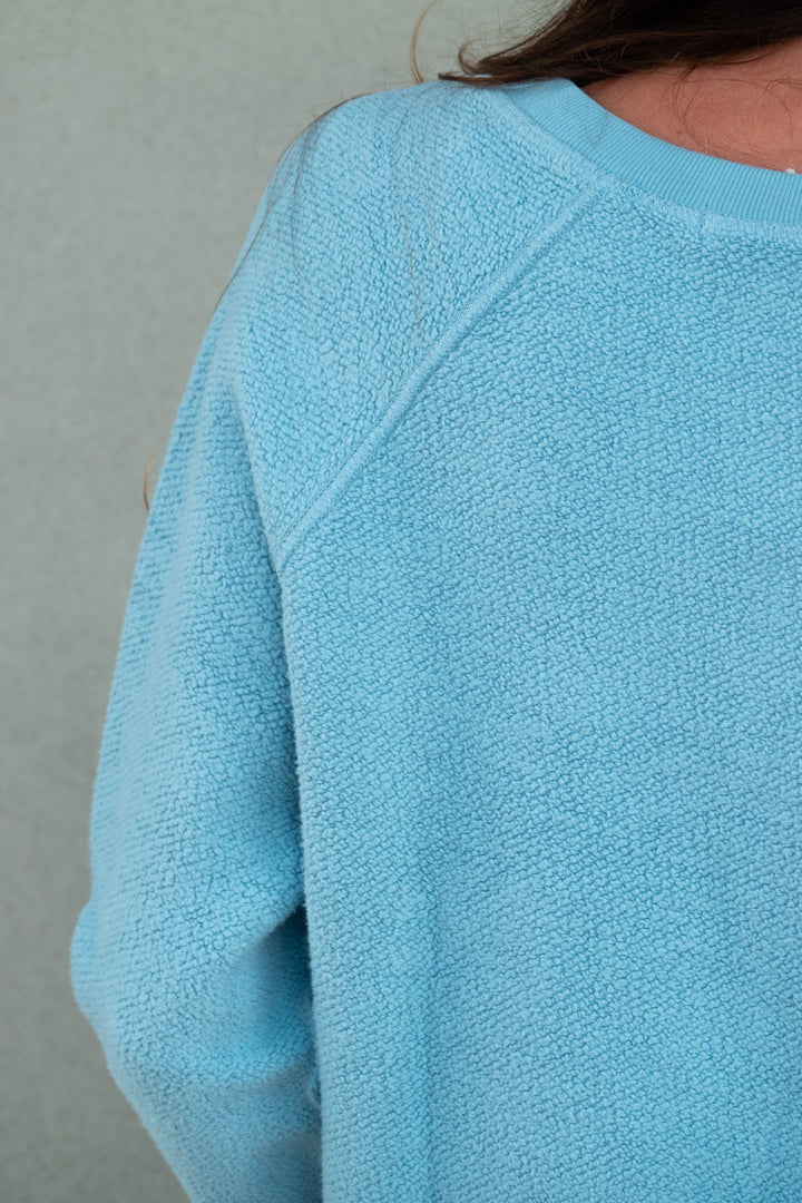 Zuri Inside Out Sweatshirt - Milky Blue - Jaffi&