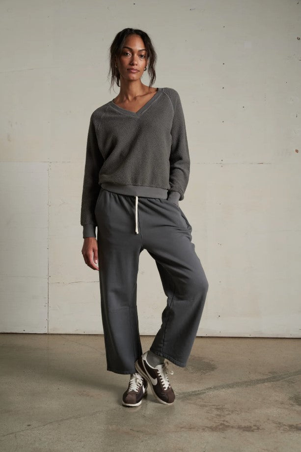 Zuri Inside Out Sweatshirt - Charcoal