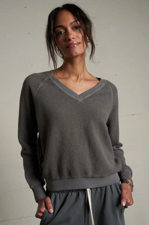 Zuri Inside Out Sweatshirt - Charcoal