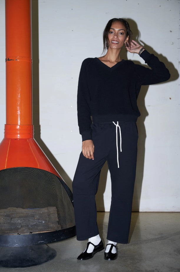 Zuri Inside Out Sweatshirt - Black