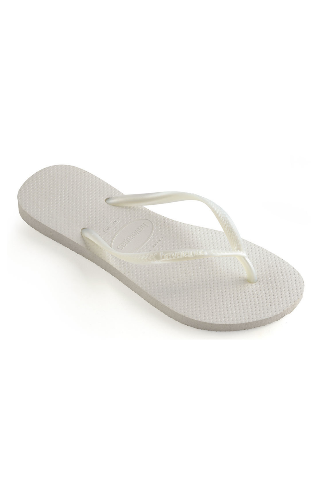 The Slim Flip Flop - White Havaianas