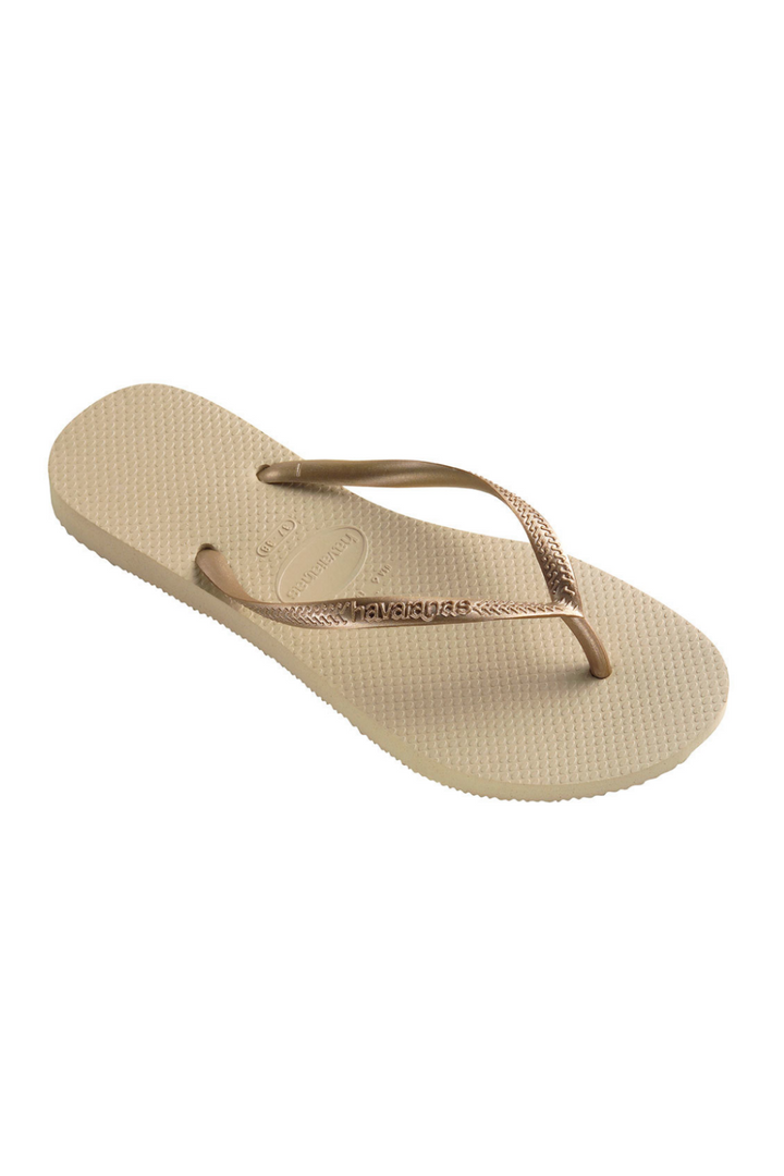 The Slim Flip Flop - Light Gold Havaianas