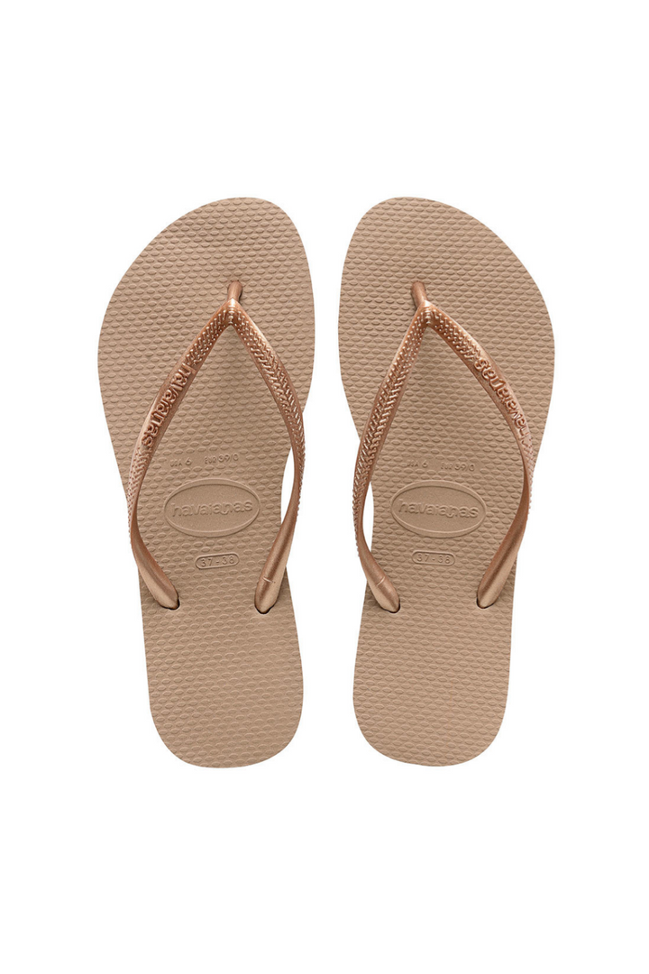 The Slim Flip Flop - Rose Gold Havaianas