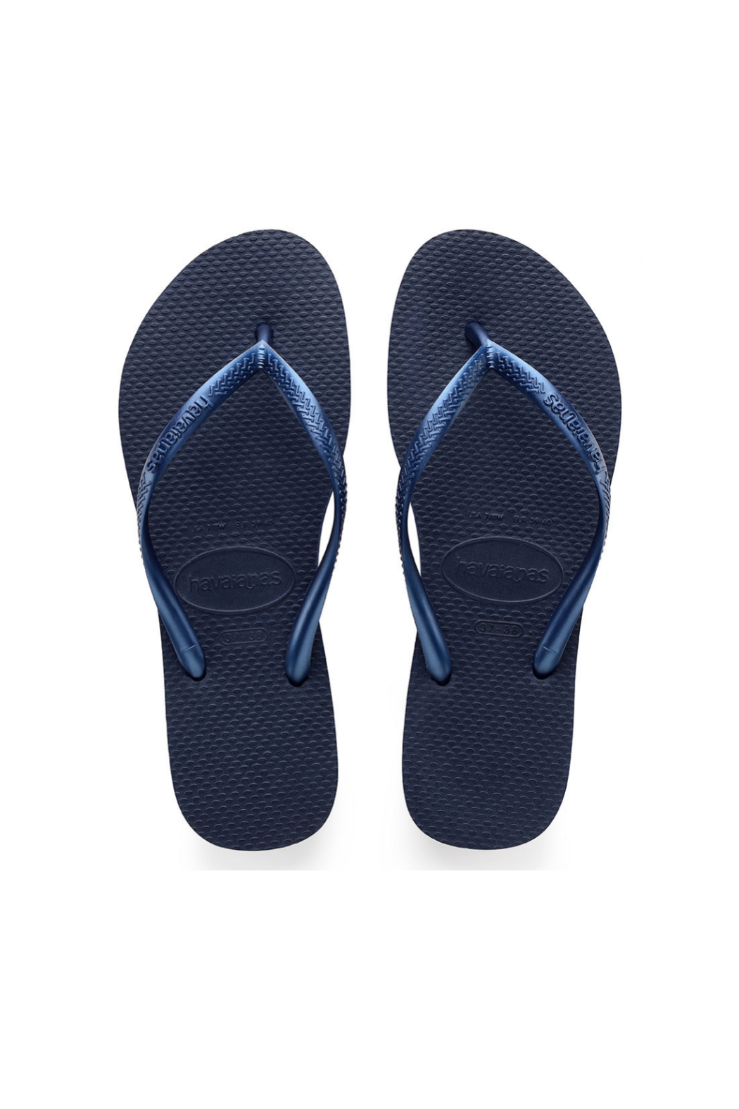 The Slim Flip Flop - Navy Blue Havaianas