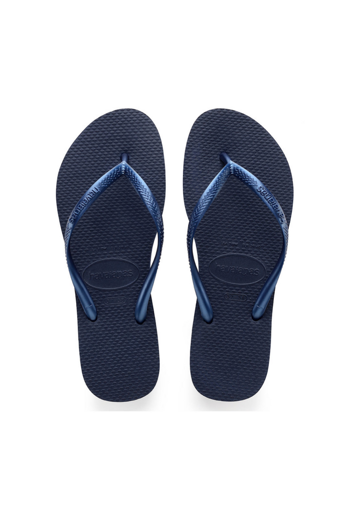 The Slim Flip Flop - Navy Blue Havaianas