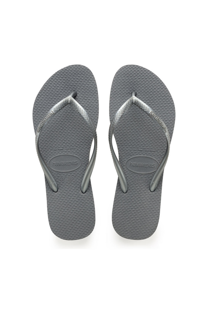 The Slim Flip Flop - Steel Grey Havaianas