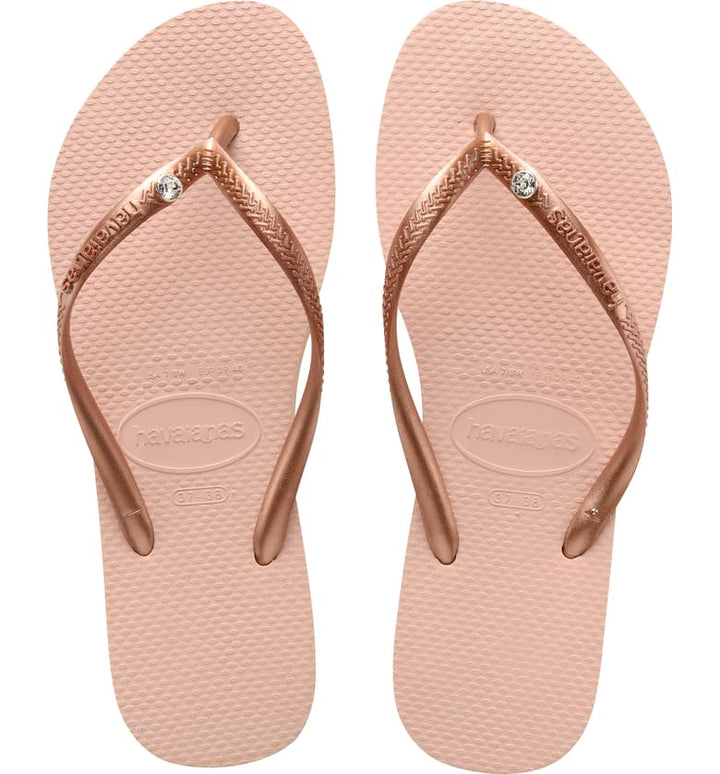 The Slim Crystal Glamour Flip Flop Havaianas