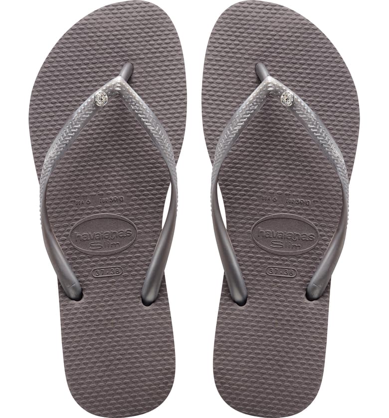 The Slim Crystal Glamour Flip Flop Havaianas