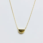 Half Circle Stone Necklace Jaffi's