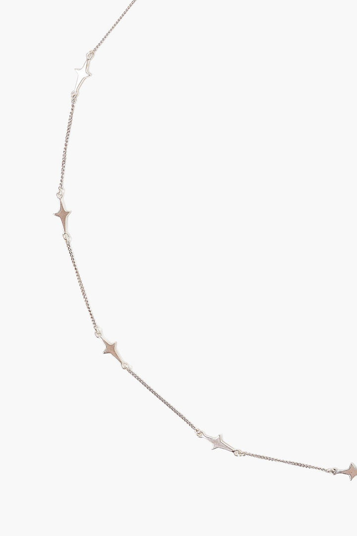 Silver Star Chain Necklace