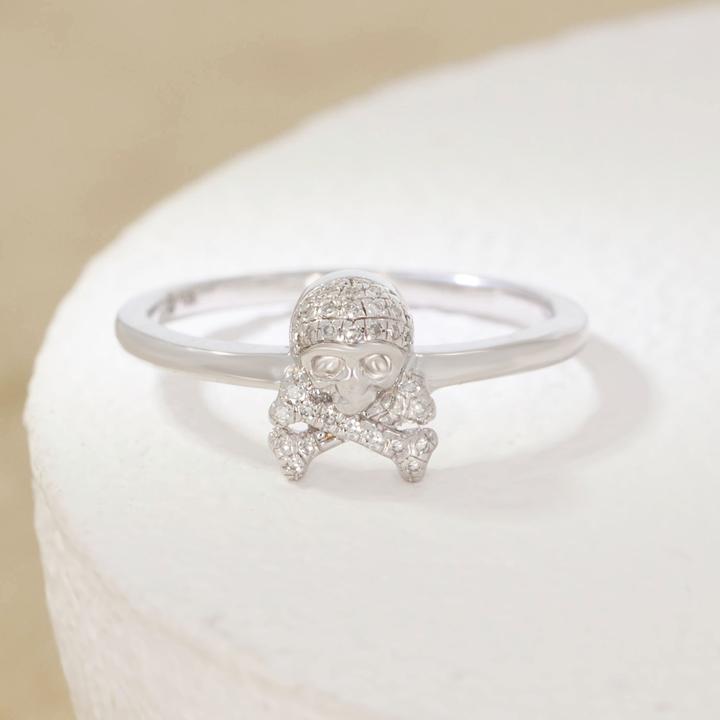 Skull and Crossbones Ring Ella Stein