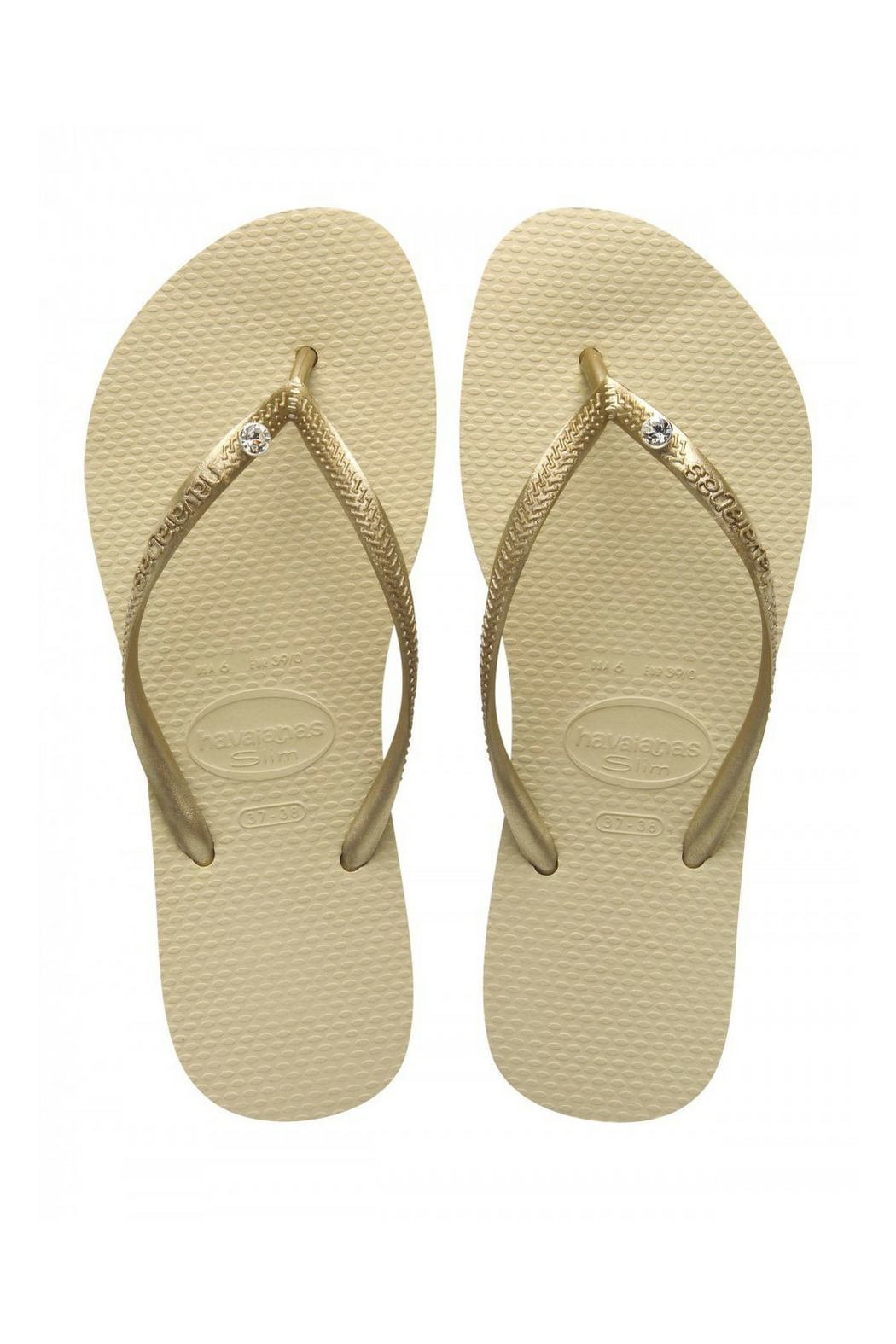 The Slim Crystal Glamour Flip Flop Havaianas