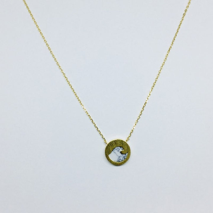 Wave Stone Necklace