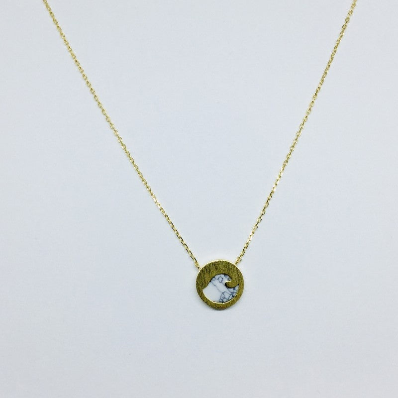 
                  
                    Wave Stone Necklace
                  
                