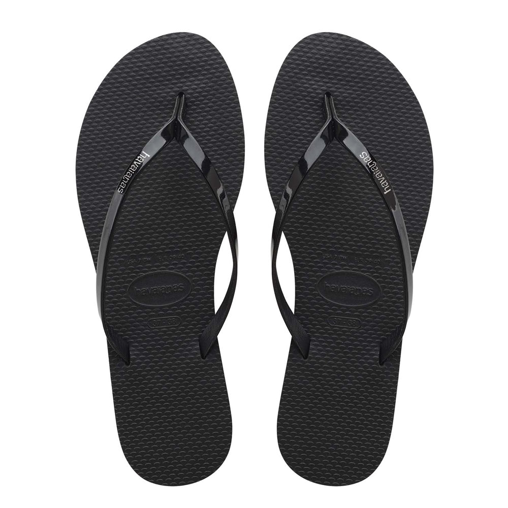 You Metallic Flip Flop - Black Havaianas