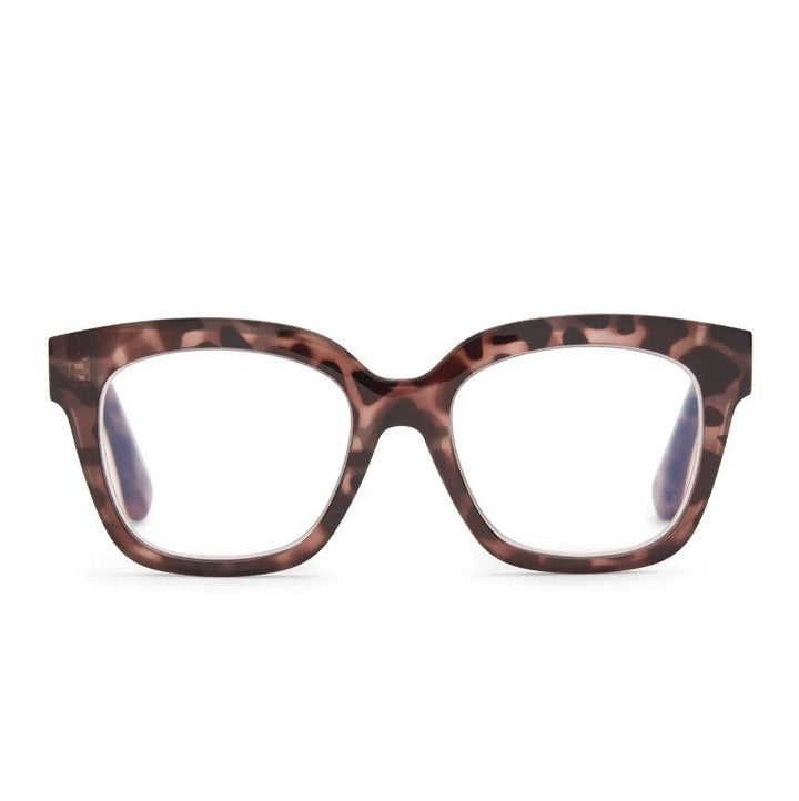 Ava Blue Light Readers - Beige Tortoise - Jaffi's