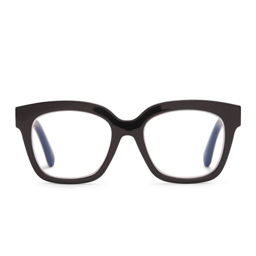 Ava Blue Light Readers - Black - Jaffi's