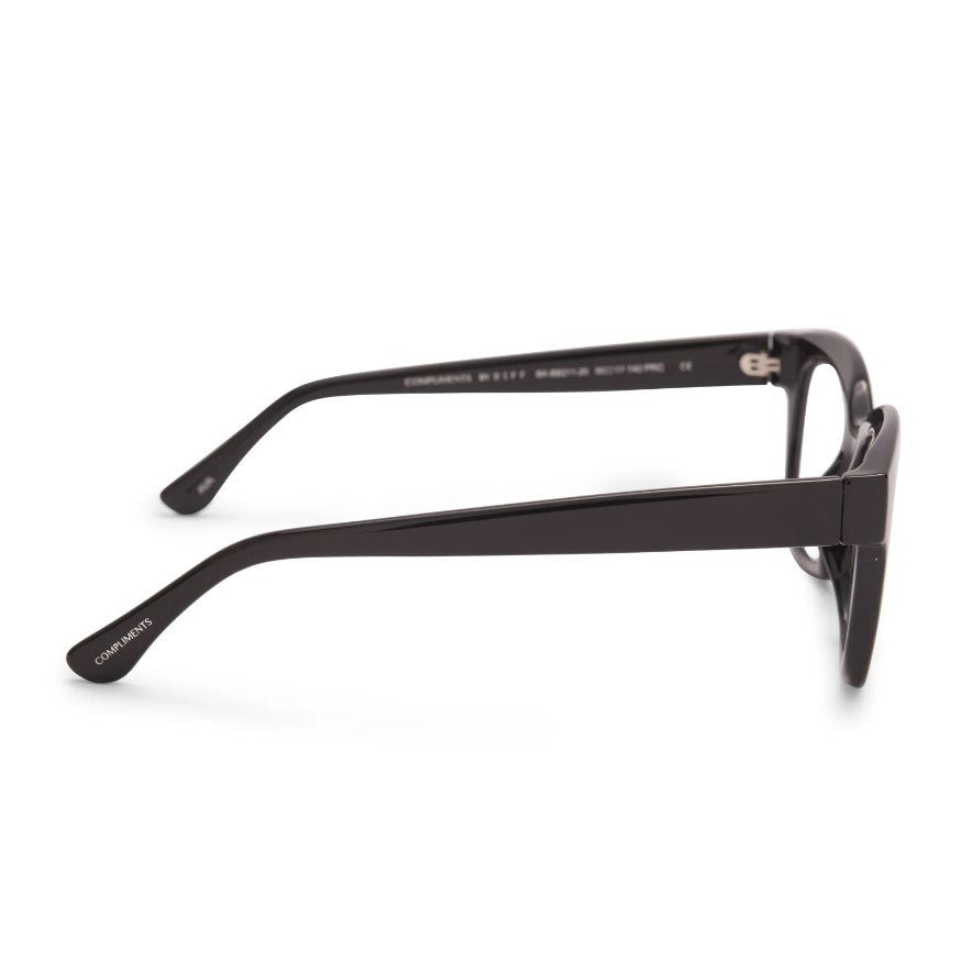 Ava Blue Light Readers - Black - Jaffi's