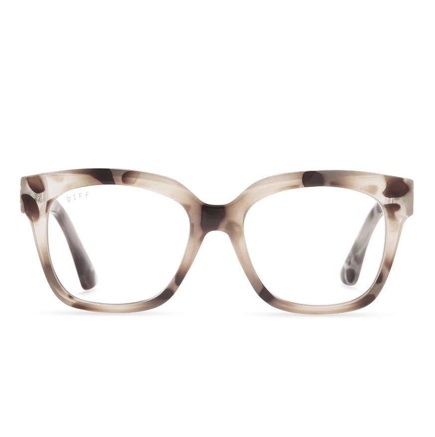 Ava Blue Light Readers - Cream Tortoise - Jaffi's