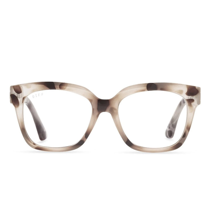 Ava Cream Tortoise Bluelight Readers Diff Eyewear