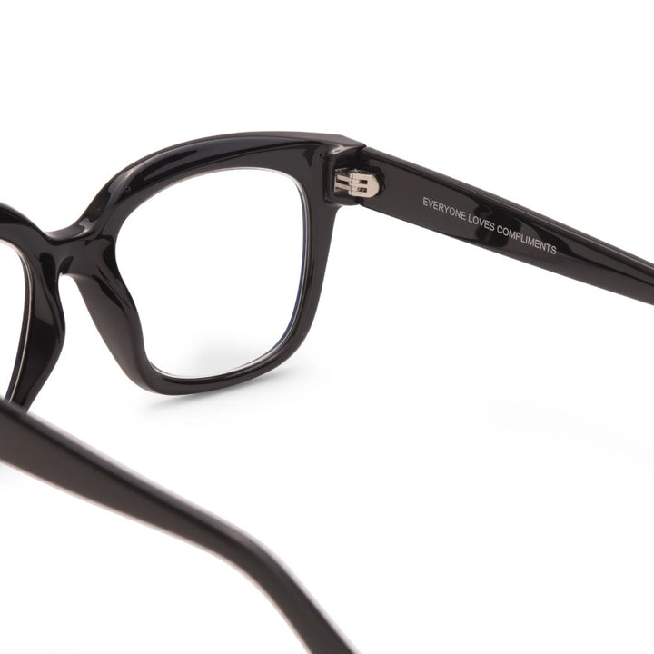 Ava Black Bluelight Readers Diff Eyewear