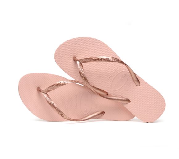 The Slim Flip Flop - Ballet Rose Havaianas