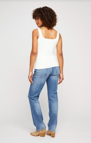 
                  
                    Load image into Gallery viewer, Belize Square Neck Tank Gentle Fawn
                  
                