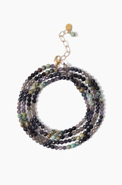 Iolite Mix Step Wrap Bracelet Chan Luu