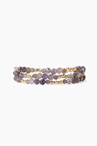 Granada Naked Wrap Bracelet - Iolite Chan Luu