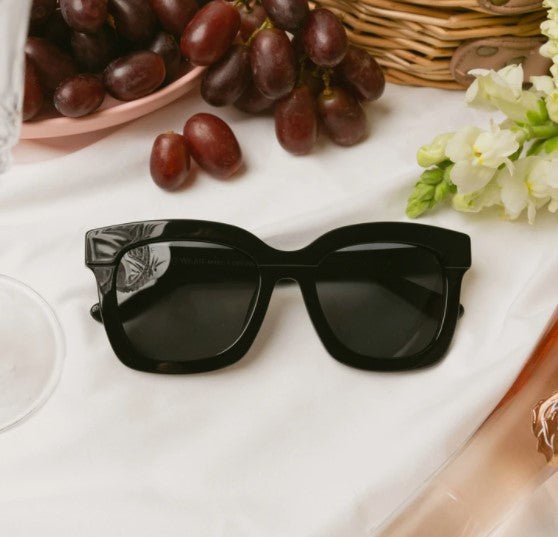 Carson Sunglasses - Black + Dark Smoke + Polarized - Jaffi's