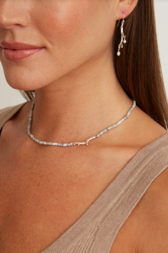 Silverite Silver Coral Necklace Chan Luu
