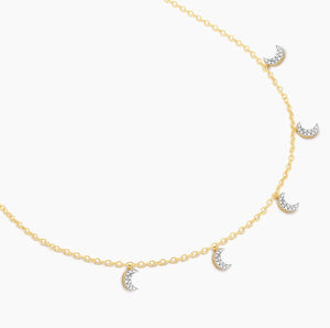 
                  
                    Load image into Gallery viewer, Crescent Moon Necklace Ella Stein
                  
                