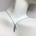 Double Feather Necklace - Jaffi's
