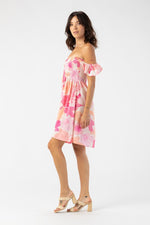 Hollie Mini Dress - Waimea Coral Tiare Hawaii